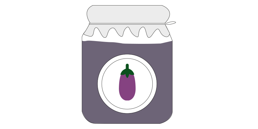 Organic eggplant spread<br>(330 g)